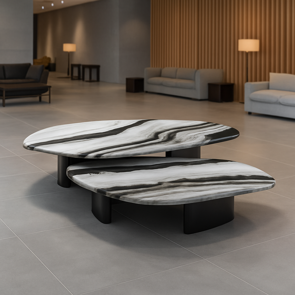 Marquina Flow Nesting Coffee Table - Image 2